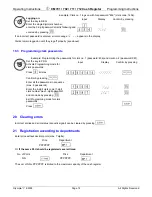 Preview for 18 page of Olympia CM 711 Operating And Programming Manual