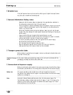 Preview for 4 page of Olympia CM 721 Operating Instructions Manual