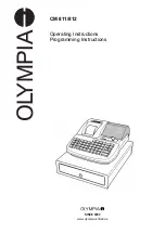 Olympia CM 811 Operating Instructions Manual preview