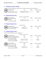 Preview for 15 page of Olympia CM 812 Operating Instructions Manual