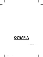 Предварительный просмотр 40 страницы Olympia CM266 Instruction Manual