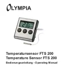 Предварительный просмотр 1 страницы Olympia FTS 200 Operating Manual