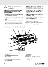 Preview for 2 page of Olympia G 3650 Operating Manual