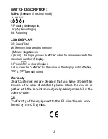 Preview for 3 page of Olympia LCD-212 Instruction Manual