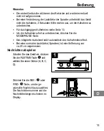 Preview for 15 page of Olympia MEMO 77 Operating Instructions Manual