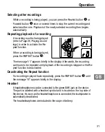 Предварительный просмотр 31 страницы Olympia MEMO 77II Operating Instructions Manual