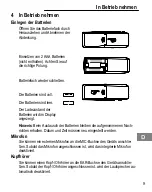 Preview for 9 page of Olympia MEMO 99 Operating Instructions Manual