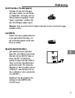 Preview for 13 page of Olympia MEMO 99II Operating Instructions Manual