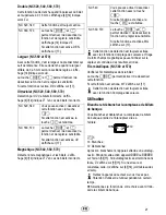 Preview for 21 page of Olympia NC 520 Operating Manual