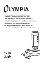 Предварительный просмотр 1 страницы Olympia NL 300 Operating Manual