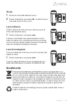 Preview for 23 page of Olympia NL 300 Operating Manual