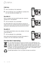 Preview for 38 page of Olympia NL 300 Operating Manual