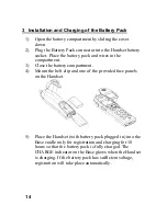 Предварительный просмотр 14 страницы Olympia OL2420 Owner'S Manual