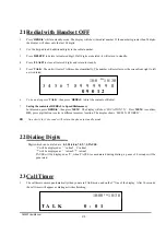 Preview for 21 page of Olympia OL5800 Owner'S Manual