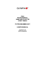 Предварительный просмотр 1 страницы Olympia Olympia P324 User Manual