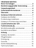 Preview for 2 page of Olympia ProHome easy Operating Manual