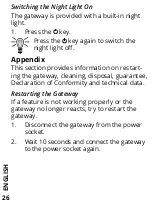 Preview for 26 page of Olympia ProHome easy Operating Manual