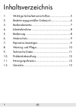 Preview for 4 page of Olympia PS 36 Operating Instructions Manual