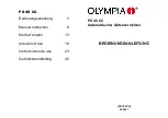 Preview for 2 page of Olympia PS 40 CC Manual Instruction