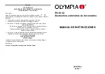 Preview for 14 page of Olympia PS 40 CC Manual Instruction