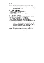 Preview for 8 page of Olympia PS 408.2 CCD Operating Instructions Manual