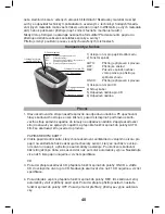 Preview for 40 page of Olympia PS 43 CCD Operating Instructions Manual