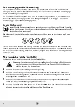 Preview for 6 page of Olympia PS 57 CC Plus Operating Instructions Manual