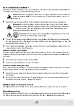 Preview for 7 page of Olympia PS 57 CC Plus Operating Instructions Manual