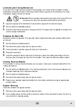 Preview for 15 page of Olympia PS 57 CC Plus Operating Instructions Manual