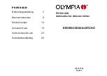 Preview for 2 page of Olympia PS 850 CCD Manual Instruction