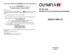 Preview for 8 page of Olympia PS 850 CCD Manual Instruction