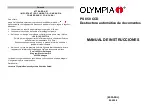 Preview for 14 page of Olympia PS 850 CCD Manual Instruction