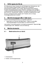 Preview for 6 page of Olympia TB 1280 Operating Instructions Manual