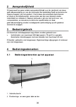 Предварительный просмотр 66 страницы Olympia TB 1280 Operating Instructions Manual