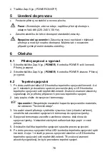 Предварительный просмотр 78 страницы Olympia TB 1280 Operating Instructions Manual