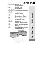 Preview for 1 page of Olympia TBL 1300 Combo Operating Instructions Manual