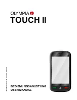 Preview for 1 page of Olympia TOUCH II User Manual