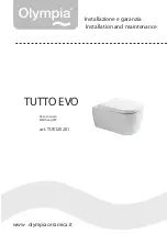 Preview for 1 page of Olympia TUTTO EVO TUE120201 Installation And Maintenance