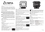 Preview for 5 page of Olympia TV 150 Quick Start Manual