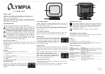 Preview for 6 page of Olympia TV 150 Quick Start Manual