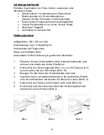 Предварительный просмотр 8 страницы Olympia Vario duplex 5000 Manual