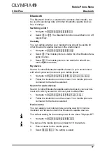 Preview for 37 page of Olympia VIVA PLUS Operating Manual