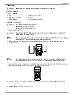 Preview for 3 page of Olympia Vox Colour Operating Instructions Manual