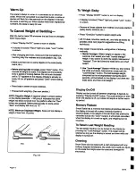 Preview for 9 page of Olympic Medical OLYMPIC SMART SCALE 35 Operating And Service Instructions