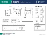 Olympus Lock 200DW Installation Instructions preview