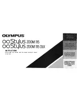 Preview for 1 page of Olympus 102455 - Stylus Zoom 115 QD DLX Date 35mm Camera Instructions Manual