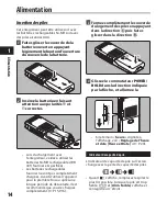 Preview for 14 page of Olympus 140146 - DM 420 2 GB Digital Voice Recorder Mode D'Emploi