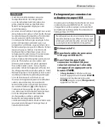 Preview for 15 page of Olympus 140146 - DM 420 2 GB Digital Voice Recorder Mode D'Emploi