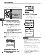 Preview for 42 page of Olympus 140146 - DM 420 2 GB Digital Voice Recorder Mode D'Emploi