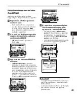 Preview for 43 page of Olympus 140146 - DM 420 2 GB Digital Voice Recorder Mode D'Emploi